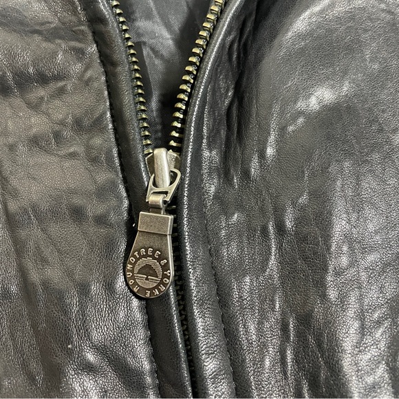 Roundtree & Yorke Lambskin Leather Bomber Jacket Coat Black Men’s 3X - Picture 7 of 9